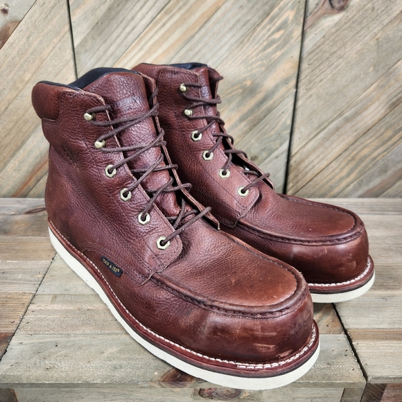 Chippewa Edge Walker Mens Wedge Bottom Composite Toe Work Boots Size 14 D - Picture 2 of 9